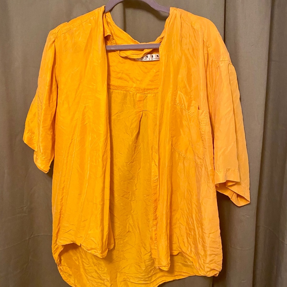 Yellow Button Down shirt